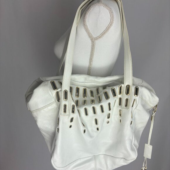 JIMMY CHOO DESSY LEATHER BAG - Picture 2 of 9